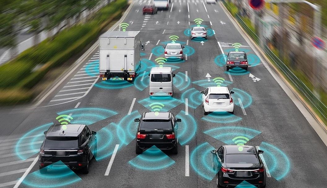 赛道上的无人驾驶赛车试验 赛道上的无人驾驶赛车试验